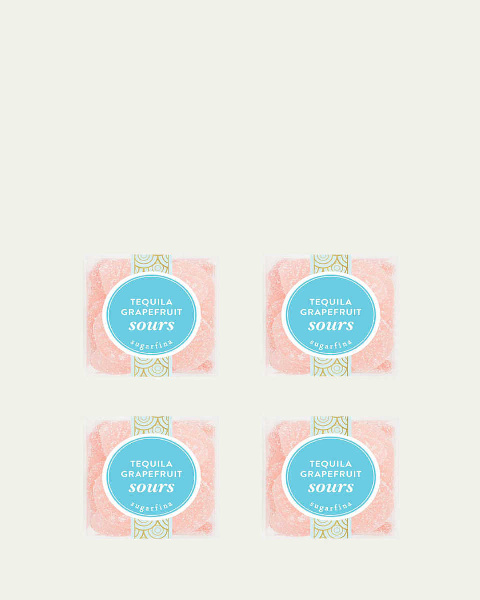 Tequila Grapefruit Sours, Small Cube 4-piece Candy Set